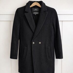 J. Crew Womens  Dark Wool Pea Coat